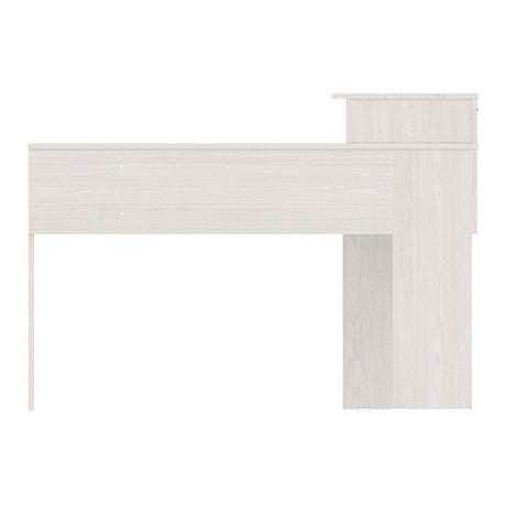 Escritorio en L Tiby Niebla 122x73cm con Un Cajón - ESCRITORIOS | Bylmo