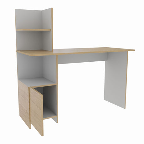 Escritorio Francia Rovere 120x73cm con Un Cajón y con Organizador de Libros - ESCRITORIOS | Bylmo