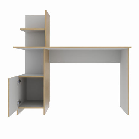 Escritorio Francia Rovere 120x73cm con Un Cajón y con Organizador de Libros - ESCRITORIOS | Bylmo