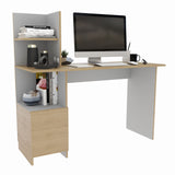 Escritorio Francia Rovere 120x73cm con Un Cajón y con Organizador de Libros - ESCRITORIOS | Bylmo