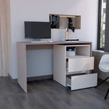 Escritorio Rookie Bardolino y Capri 60x75cm con Dos Cajones y con Organizador de Libros - ESCRITORIOS | Bylmo