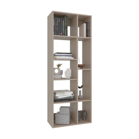 Biblioteca Rookie Bardolino 60x160cm Rectangular con Siete Entrepaños - BIBLIOTECAS Y ESTANTERIAS | Bylmo