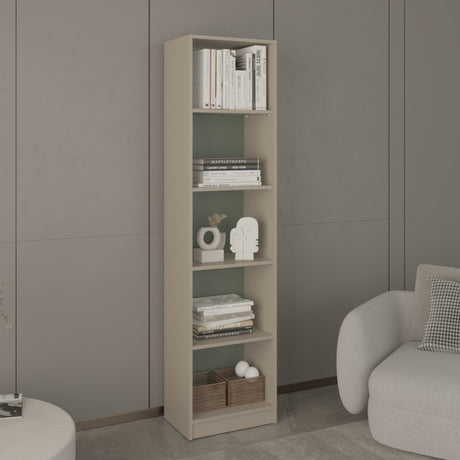 Estantería Upton Capri y Agave 45x180.6cm Rectangular con Cuatro Entrepaños - BIBLIOTECAS Y ESTANTERIAS | Bylmo