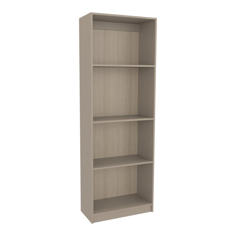 Estantería Verlot Taupe Mallado 62.8x180.6cm Rectangular con Tres Entrepaños - BIBLIOTECAS Y ESTANTERIAS | Bylmo