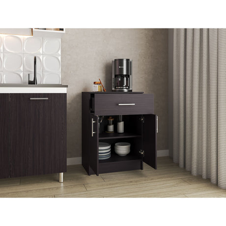 Organizador de Cocina Mayorca Wengue y 60x85.1cm con Tres Compartimientos - BARRAS Y MUEBLES AUXILIARES | Bylmo