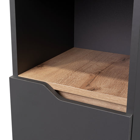 Mueble para Baño Laurent Plomo y Duna 30.1x180cm con Cinco Entrepaños y con Patas - OTROS MUEBLES PARA BANHO | Bylmo