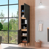 Mueble para Baño Laurent Plomo y Duna 30.1x180cm con Cinco Entrepaños y con Patas - OTROS MUEBLES PARA BANHO | Bylmo