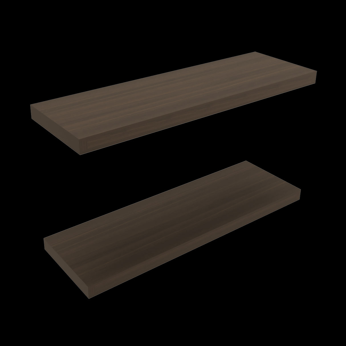 Repisa Amaretto 80x3.8cm Rectangular y Flotante - REPISAS | Bylmo