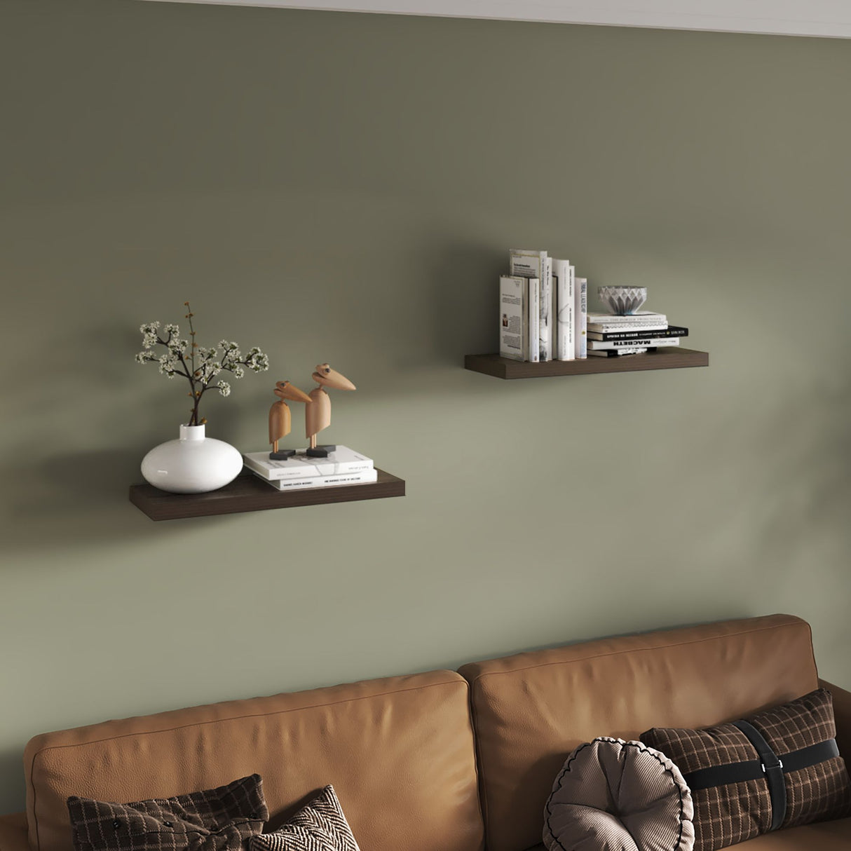 Repisa Amaretto 80x3.8cm Rectangular y Flotante - REPISAS | Bylmo