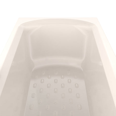 Bañera Cuadrado Americana Marfil 152x50cm Para Empotrar con Suelo Antideslizante para Una Persona - BANHERAS E HIDROMASAJES | Bylmo