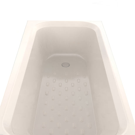 Bañera Cuadrado Americana Marfil 152x50cm Para Empotrar con Suelo Antideslizante para Una Persona - BANHERAS E HIDROMASAJES | Bylmo