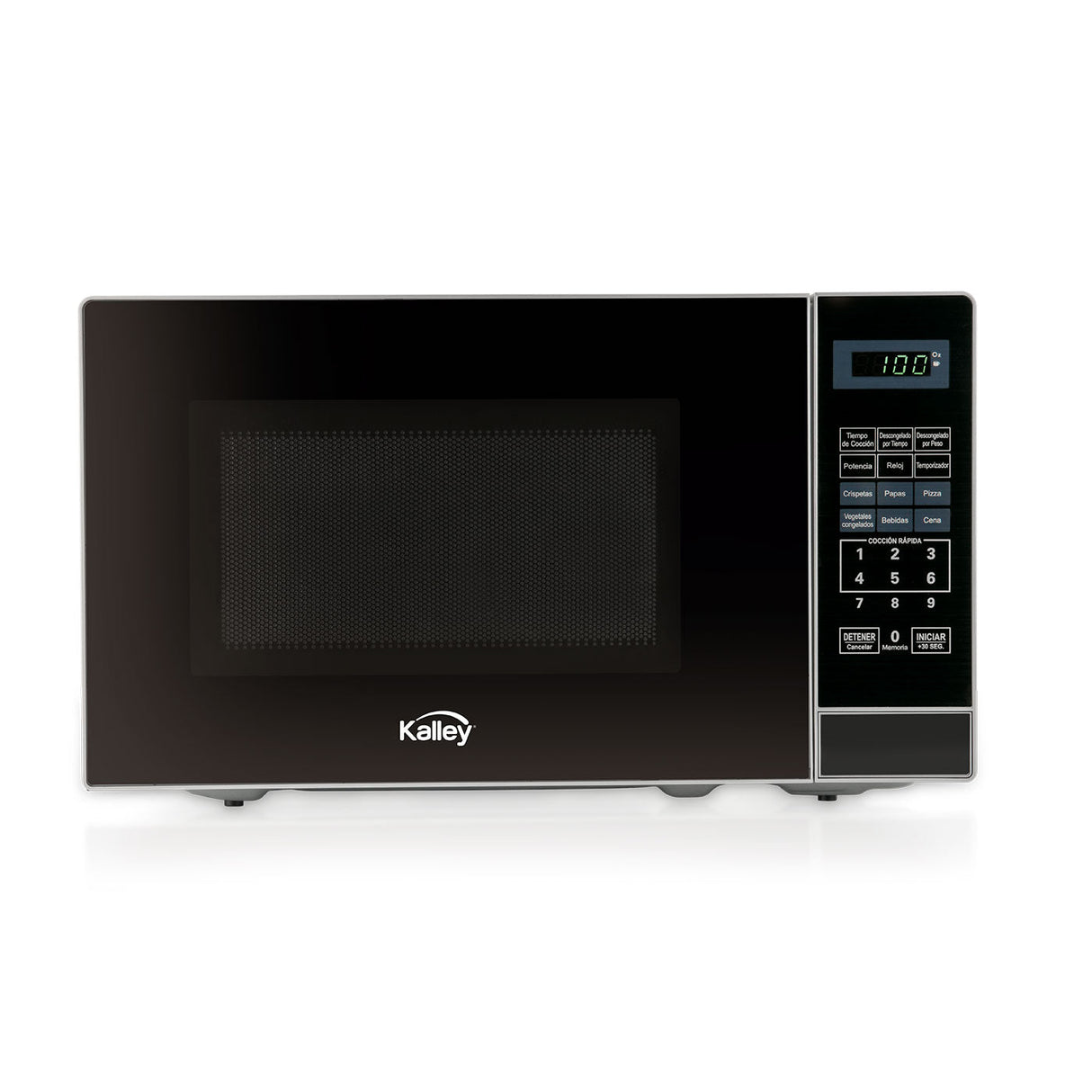 Horno Microondas Kalley Negro 44x32.4cm de 20 Litros