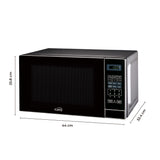 Horno Microondas Kalley Negro 44x32.4cm de 20 Litros