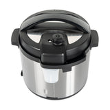 Olla Multifuncional Kalley Gris 33x32cm de 5.5 Litros con Temporizador con 15 Funciones Preconfiguradas y con Pantalla Digital