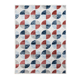 Tapete de Sala Circulos Gris 160x230cm Clásico Rectangular Suave - TAPETES Y ALFOMBRAS | Bylmo
