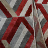 Tapete de Sala Lineas Entrelazadas Gris 120x170cm Clásico Rectangular Suave - TAPETES Y ALFOMBRAS | Bylmo