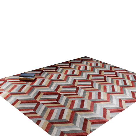 Tapete de Sala Lineas Entrelazadas Gris 160x230cm Clásico Rectangular Suave - TAPETES Y ALFOMBRAS | Bylmo