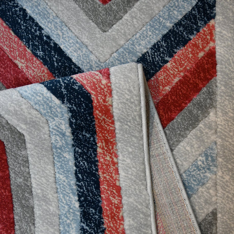 Tapete de Sala Rombos Gris 200x300cm Clásico Rectangular Suave - TAPETES Y ALFOMBRAS | Bylmo