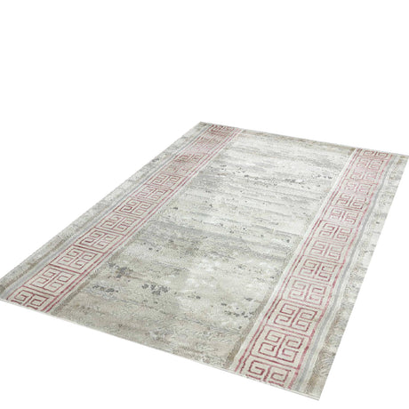 Tapete de Sala Figuras Gris 160x230cm Vintage Rectangular Suave - TAPETES Y ALFOMBRAS | Bylmo