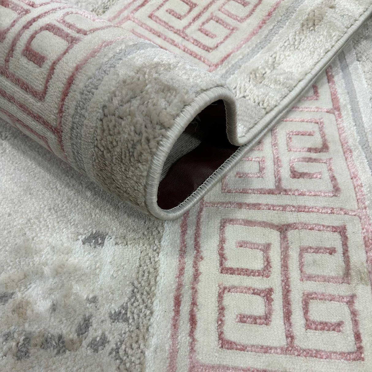Tapete de Sala Figuras Gris 200x300cm Vintage Rectangular Suave - TAPETES Y ALFOMBRAS | Bylmo
