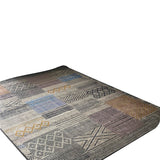 Tapete de Sala Figuras Gris y Negro 200x150cm Clásico Rectangular Suave - TAPETES Y ALFOMBRAS | Bylmo
