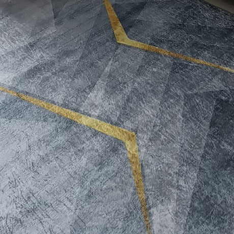 Tapete de Sala Rayas Dorado y Gris 200x150cm Clásico Rectangular Suave - TAPETES Y ALFOMBRAS | Bylmo