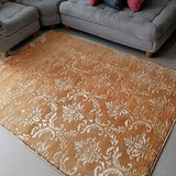 Tapete de Sala Flores Beige 200x150cm Clásico Rectangular Suave - TAPETES Y ALFOMBRAS | Bylmo