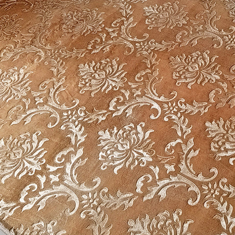 Tapete de Sala Flores Beige 200x150cm Clásico Rectangular Suave - TAPETES Y ALFOMBRAS | Bylmo