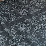 Tapete de Sala Flores Gris 200x150cm Clásico Rectangular Suave - TAPETES Y ALFOMBRAS | Bylmo