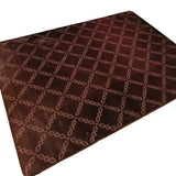 Tapete de Sala Rombos Cafe 200x150cm Clásico Rectangular Suave - TAPETES Y ALFOMBRAS | Bylmo