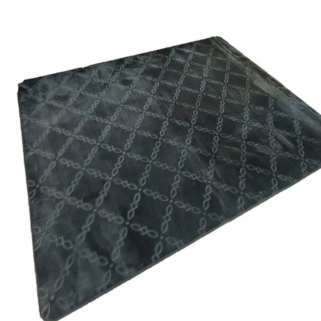 Tapete de Sala Rombos Gris 200x150cm Clásico Rectangular Suave - TAPETES Y ALFOMBRAS | Bylmo