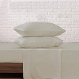 Juego de Sabanas de Satín Beige 140x190cm 300 Hilos con Dos Sábanas y Dos Fundas de Almohada - SABANAS | Bylmo