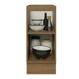 Mueble Inferior de Cocina Glamy Marron 35x81cm sin Mesón y sin Pozuelo - MUEBLES INFERIORES DE COCINA | Bylmo