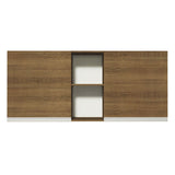 Mueble Superior de Cocina Glamy Marron 150x66cm con Seis Entrepaños y con Dos Puertas - MUEBLES SUPERIORES DE COCINA | Bylmo