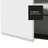Mueble Superior de Cocina Glamy Marron y Blanco 150x66cm con Seis Entrepaños y con Dos Puertas - MUEBLES SUPERIORES DE COCINA | Bylmo