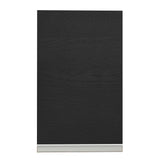 Mueble Superior de Cocina Glamy Marron y Negro 40x66cm con Dos Entrepaños y con Una Puerta - MUEBLES SUPERIORES DE COCINA | Bylmo
