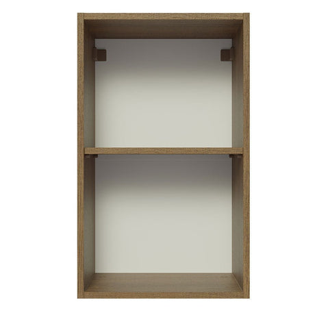 Mueble Superior de Cocina Glamy Marron y Negro 40x66cm con Dos Entrepaños y con Una Puerta - MUEBLES SUPERIORES DE COCINA | Bylmo