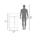 Archivador Bryce Blanco 60x111.5cm Tamaño Oficio con Patas - ARCHIVADORES | Bylmo