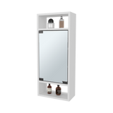 Gabinete de Baño Uros Blanco 30x71.9cm con Espejo y con Cinco Entrepaños - GABINETES DE BANHO | Bylmo