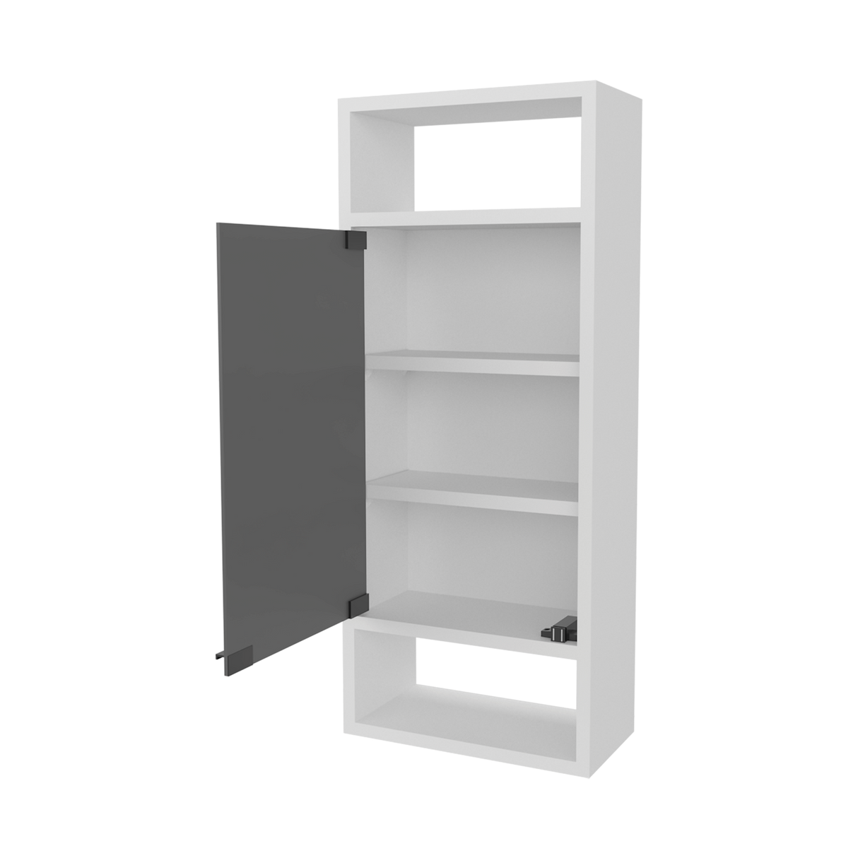 Gabinete de Baño Uros Blanco 30x71.9cm con Espejo y con Cinco Entrepaños - GABINETES DE BANHO | Bylmo