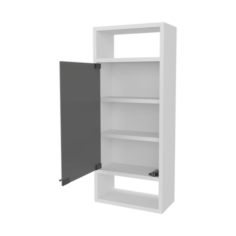 Gabinete de Baño Uros Blanco 30x71.9cm con Espejo y con Cinco Entrepaños - GABINETES DE BANHO | Bylmo