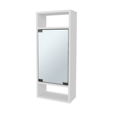 Gabinete de Baño Uros Blanco 30x71.9cm con Espejo y con Cinco Entrepaños - GABINETES DE BANHO | Bylmo