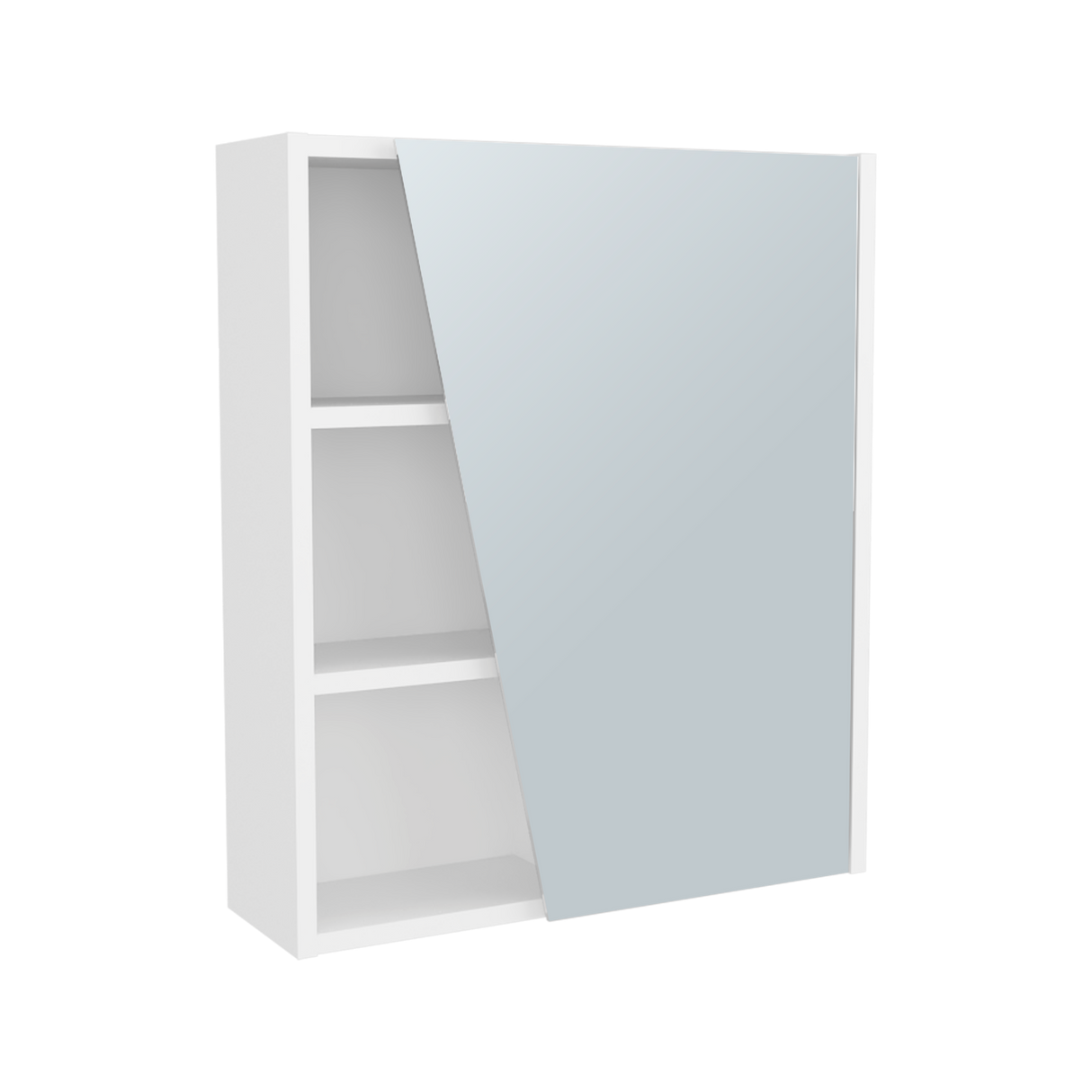 Gabinete de Baño Quintana Blanco 50x59.1cm con Espejo y con Cinco Entrepaños - GABINETES DE BANHO | Bylmo