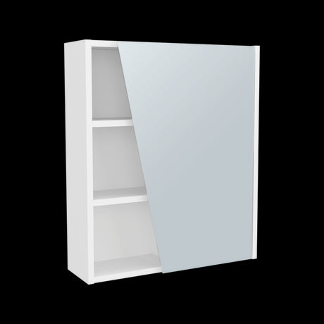 Gabinete de Baño Quintana Blanco 50x59.1cm con Espejo y con Cinco Entrepaños - GABINETES DE BANHO | Bylmo