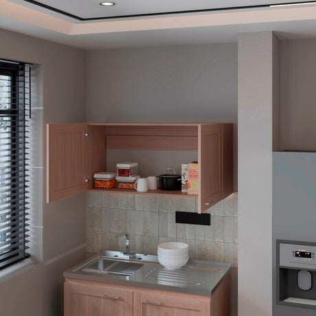 Gabinete de Cocina Zurich Bardolino 100x49cm sin Entrepaños con Dos Puertas - MUEBLES SUPERIORES DE COCINA | Bylmo