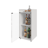 Mini Bar Theba Blanco 38.1x81.3cm sin Cajones y con Tres Comparrtimientos - BARES | Bylmo