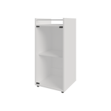 Mini Bar Theba Blanco 38.1x81.3cm sin Cajones y con Tres Comparrtimientos - BARES | Bylmo
