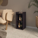 Mini Bar Theba Wengue 38.1x81.3cm sin Cajones y con Tres Comparrtimientos - BARES | Bylmo