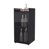 Mini Bar Theba Wengue 38.1x81.3cm sin Cajones y con Tres Comparrtimientos - BARES | Bylmo