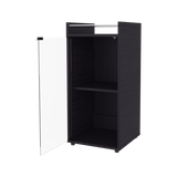 Mini Bar Theba Wengue 38.1x81.3cm sin Cajones y con Tres Comparrtimientos - BARES | Bylmo